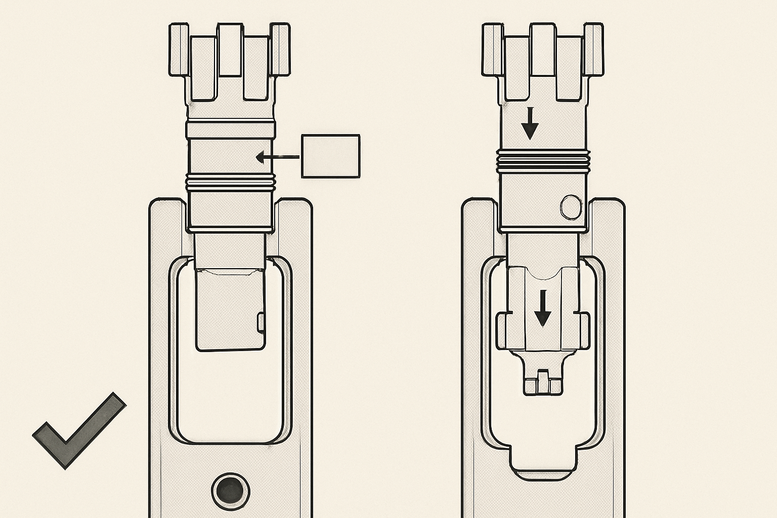The bolt stand test: place the bolt upright inside the carrier without support. If it holds position, gas ring tension is sufficient. If it slides down under its own weight, replace the rings.
